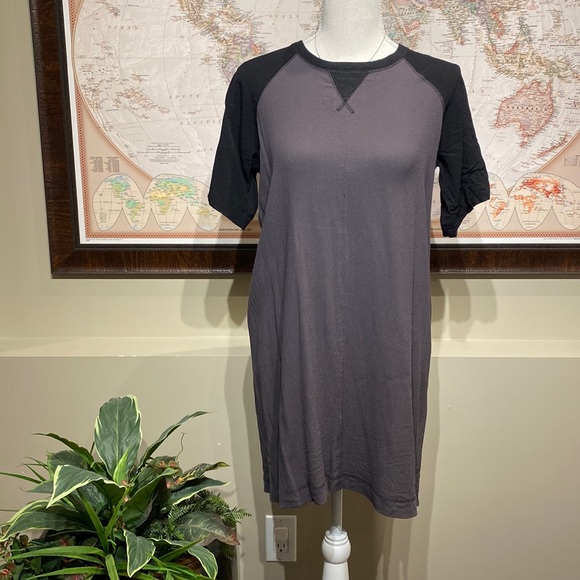MADEWELL baseball jersey shift dress - Picture 2 of 11